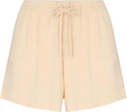 Hunkemöller Pyjama Short Striped Jersey Geel