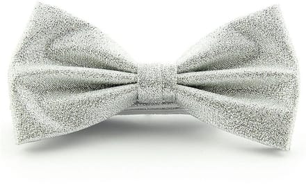 Strik lurex zilverkleurig