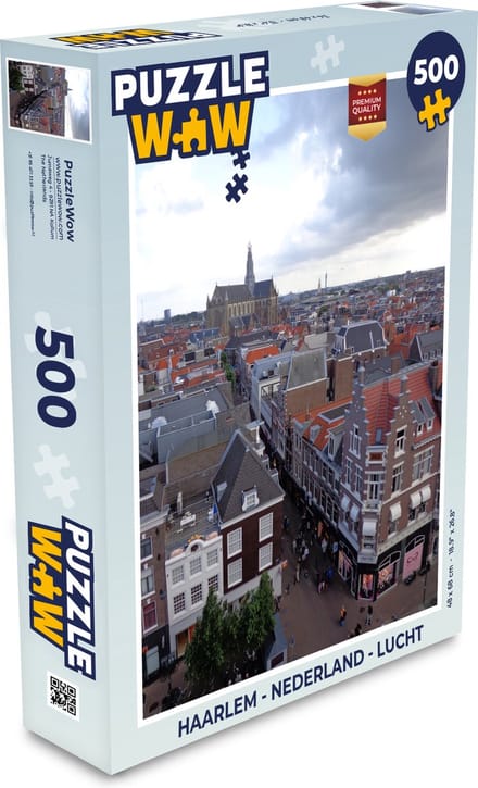 Puzzel Haarlem - Nederland - Lucht - Legpuzzel - Puzzel 500 stukjes