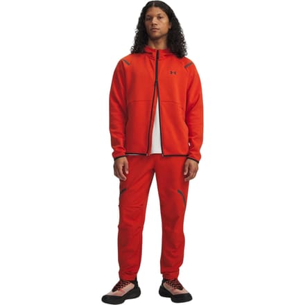 Under Armour Unstoppable-sweatjack voor heren (Oranje)