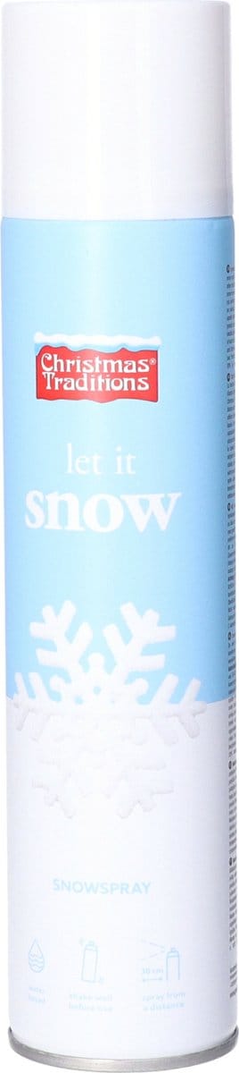 Sneeuwspray / spuitsneeuw in bus 300 ml - Kunstsneeuw/nepsneeuw spray bussen - Raamversiering