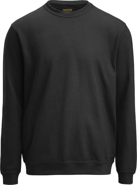 Jobman 5120 Roundneck Sweatshirt 65512010 - Zwart - L