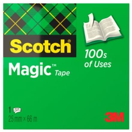 Plakband Scotch Magic 810 25mmx66m onzichtbaar mat