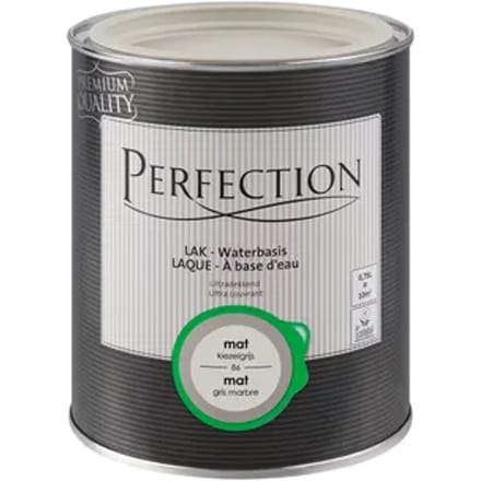 Perfection Houtlak Ultradekkend - Mat - Kiezelgrijs - 750ml