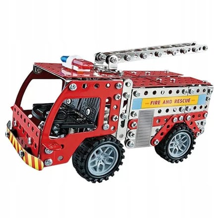 Bouwpakket Brandweerwagen Metaal 292 Delen DIY Model