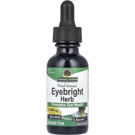 Nature's Answer, Ogentroostkruid, Vloeibaar Extract, Alcoholvrij, 2.000 mg, 30 ml(1 fl oz)