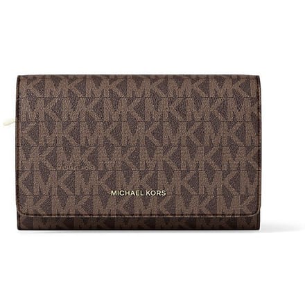Michael Kors Jetset portemonnee medium brown/acorn