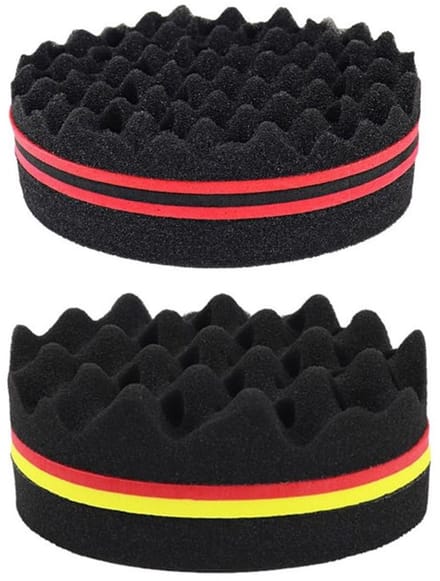 Allecto - Magic Curl Sponge - Dreadlock Haar Styling Spons - 2 Stuks - Twist Spons voor Creatieve Haarstijlen - Geschikt voor Dreadlocks - Kleur of...