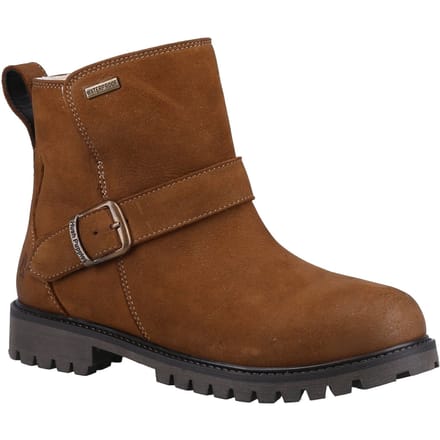 Hush Puppies Wakely Leren Dameslaarzen Tan