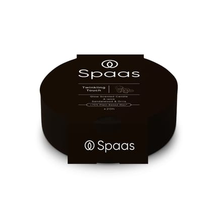 Spaas Glow - Geurkaars - 4-wiek - 20 uur brandtijd - Twinkling Touch