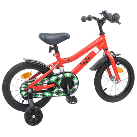 vidaXL - Kinderfiets - 12 - Inch - voor - 2-4 - jaar - oud - Rood