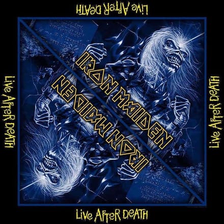 Iron Maiden - Live After Death Bandana - Zwart