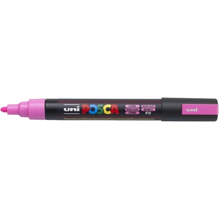 Verfstift - Roze - Waterbasis - Conische punt medium - 1 stuk