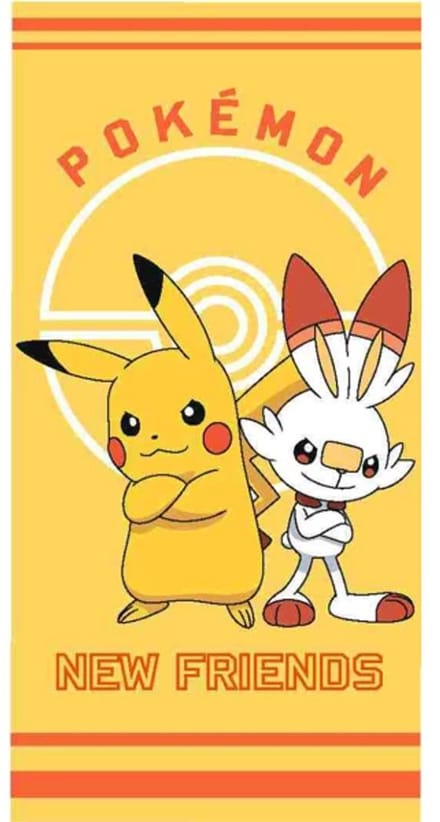 Pokemon strand handdoek multi - 140 x 70 cm - Polyester
