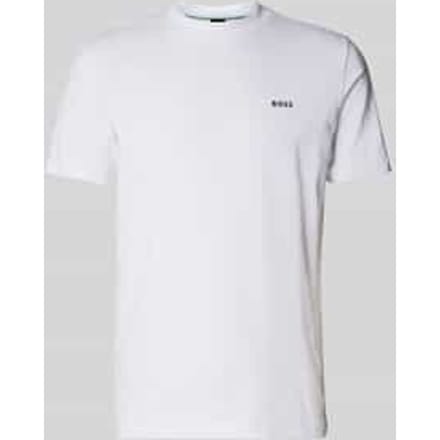 T-shirt met labelprint