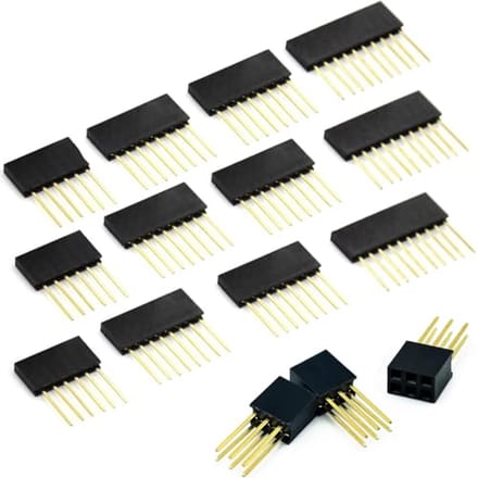 4 sets afneembare stapelkoppen kit voor Arduino UNO R3 - 15 stuks