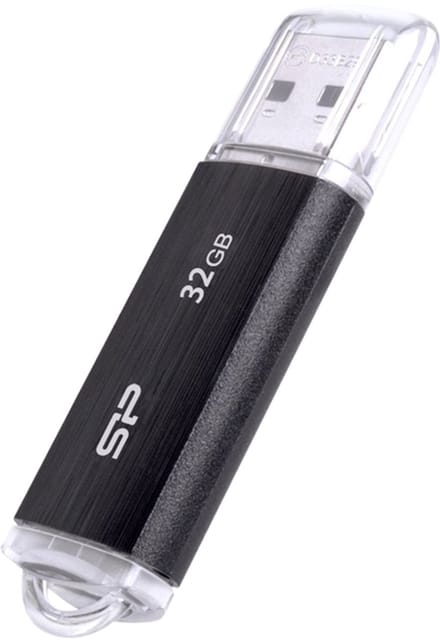 USB stick Silicon Power SP032GBUF2U02V1K 32 GB USB 2.0 Black 32 GB