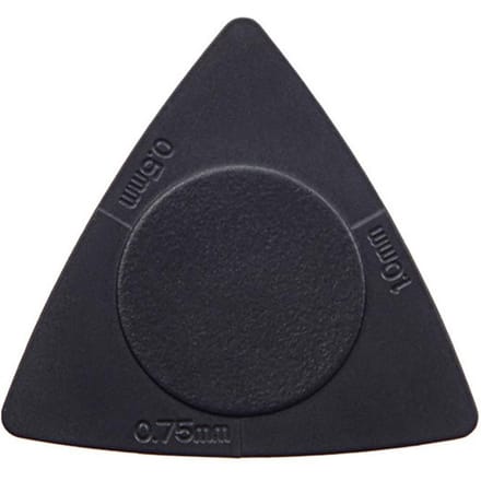 Plectres de guitare multi-épaisseur, accessoires pour instruments de musique, 0.5/0.75/1.0mm noir