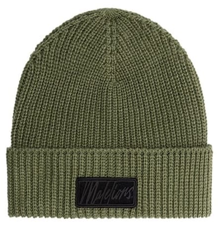 Malelions Men Ribbed Logo Beanie