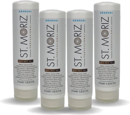 St Moriz - Gradual Tanning Lotion 275 ml - 4 pak - Voordeelverpakking