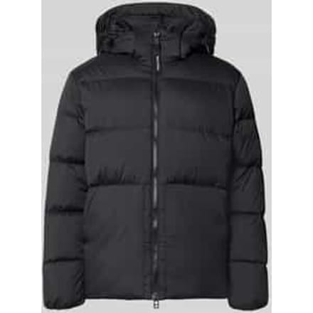 Regular fit donsjack met capuchonkraag