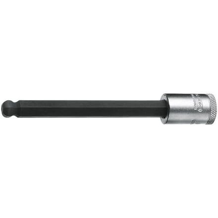 Gedore IN 30 LK Dopsleutel-schroevendraaier 3/8" met kogelkop - Lang - 132 x 6mm