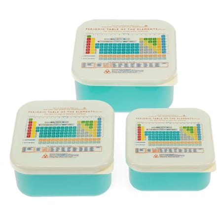 Dozen en andere snackopbergers Rex London Periodic Table (x3)