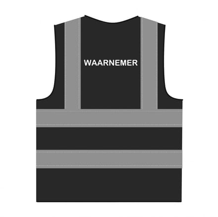 Waarnemer hesje RWS zwart