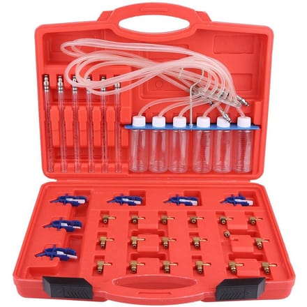 Diesel Injector Flow Diagnose Cilinder Common Rail Adapter Tester Brandstofleiding Testgereedschap Kit W red