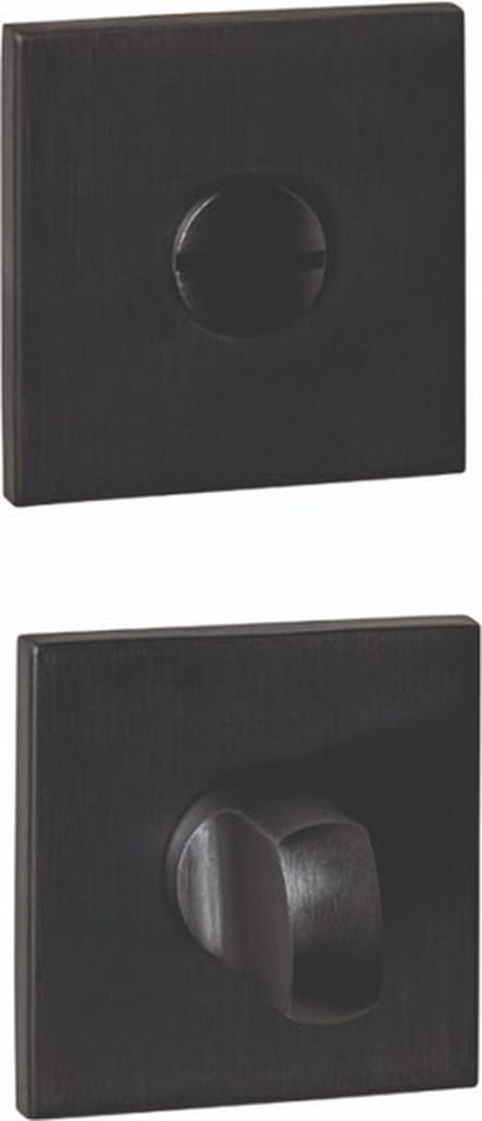 Intersteel WC-sluiting verdekt 53x53x6mm met stift 6-8mm PVD zwart