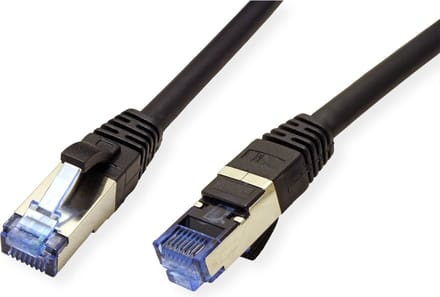 VALUE Patchkabel Kat.6A (Class EA) S/FTP (PiMF), LSOH, zwart, 3 m