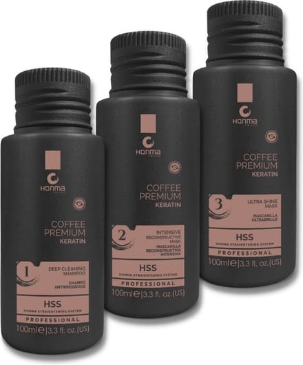 Honma Tokyo Coffee Premium Keratine Behandeling Kit 3x100ml