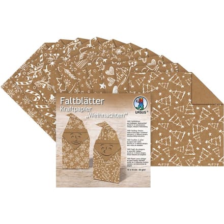 Folders "Kraftpapier Kerstmis"