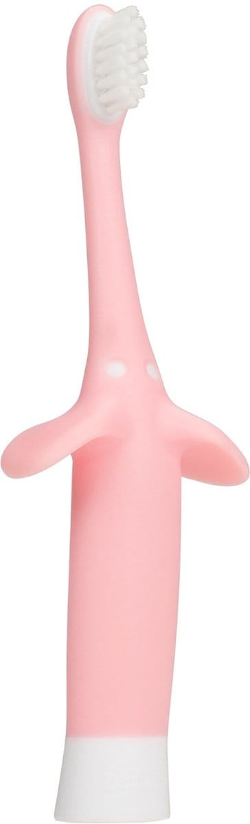 Dr. Brown's Baby's Eerste Tandenborstel - Olifant - Roze