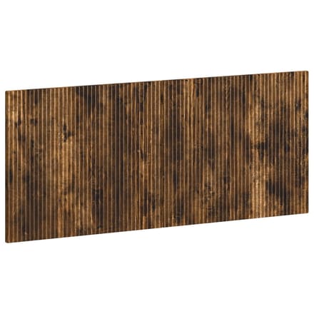 vidaXL - Wandgemonteerd - Hoofdbord - ARNHEM - Gerookt - eiken - Bewerkt - hout