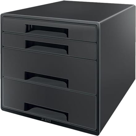 Leitz Recycle Ladekast - 90% Post-consumer Gerecycled Plastic - Zwart