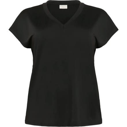 Dames-T-shirt met V-hals KAFFE Curve Mirinda