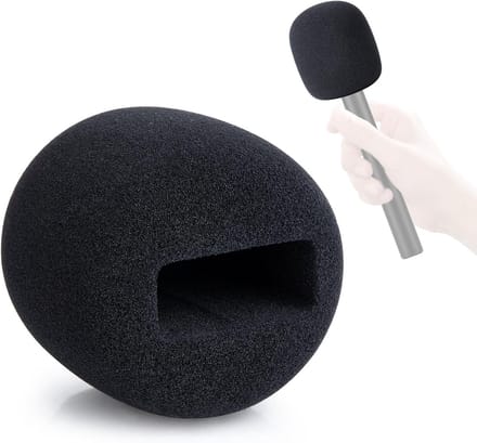 Popfilter voor Red Interview Go Foam - Windbescherming en Geluiddemping voor Wireless GO I/II/ME/PRO, Handheld Adapter en Microfoon Accessoire