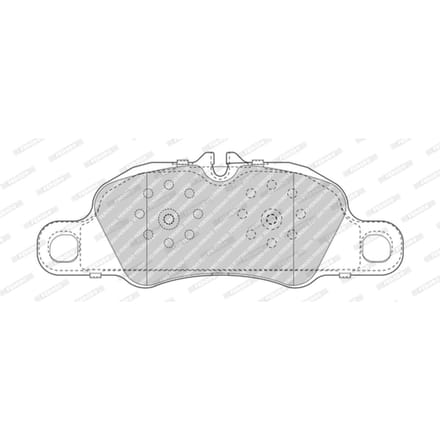 Remblokset FERODO FDB5018, voor