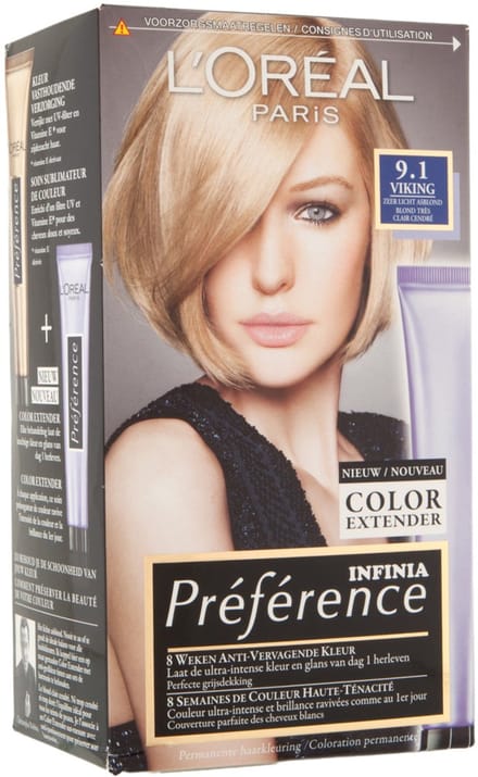 L'Oréal Paris Préférence Zeer Licht Asblond 9 - Permanente Haarkleuring