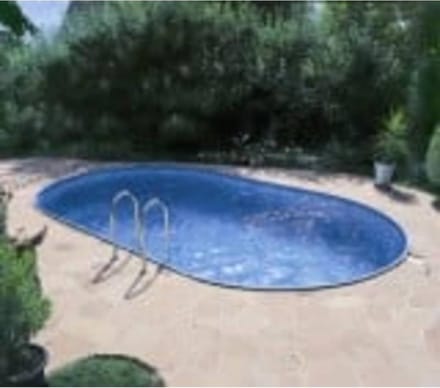 Summer fun zwembad inbouw set ovaal 600x320x150