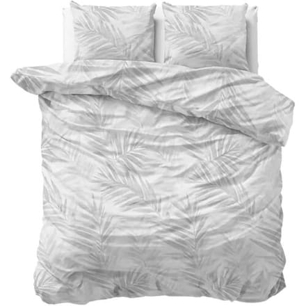 Sleeptime Dekbedovertrek Venza Grijs - Eenpersoons 140 x 200/220 cm + 1 kussensloop