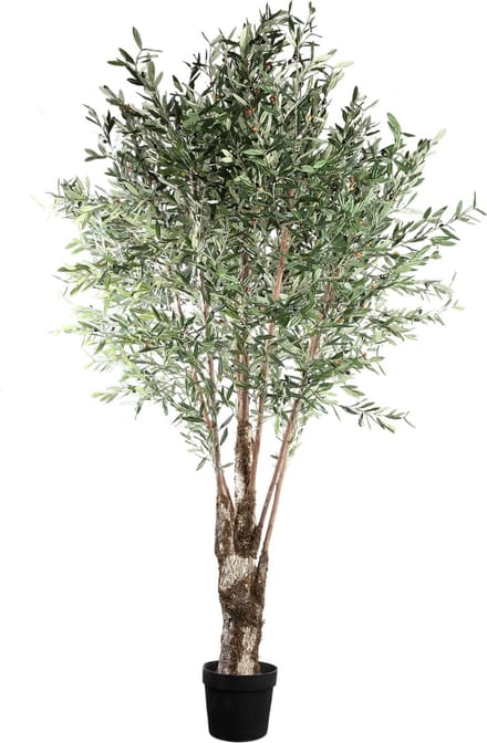 PTMD Bloempot Tree - 140x140x265 cm - Plastic - Groen