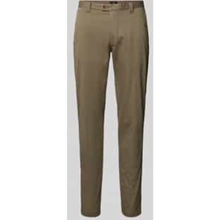 slim fit chino met Franse steekzakken