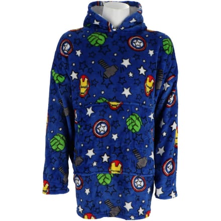 Avengers hoodie poncho maat XS - L - polyester