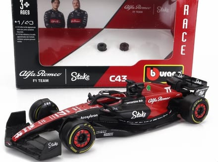 Alfa Romeo F1 team Stake C43 - Valtteri Bottas - 2023 - Bburago 1:43