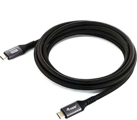 USB-kabel 2 meter USB4 Gen 2x2 USB C Zwart