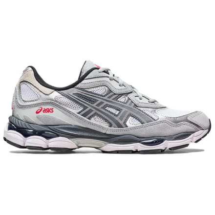 ASICS Gel NYC Wit Staalgrijs Unisex Sneakers 1201A789-102 42.5 gray