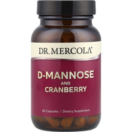 Dr. Mercola, D-Mannose en Cranberry Extract, 60 Capsules
