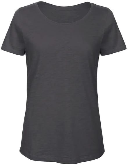 T-shirt dames B&C Organic Inspire Slub
